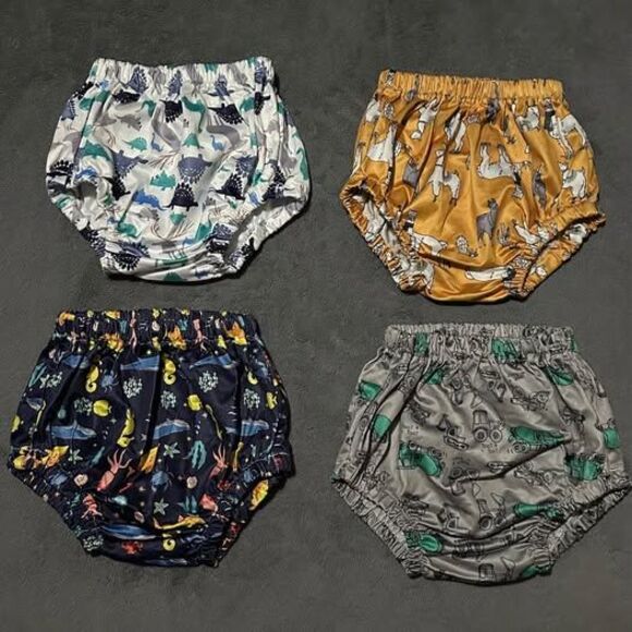 Toddler Boys Potty Training Underwear Rubber Swim Diaper Cover/ Training Pants - Picture 1 of 10